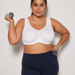 Women's High Impact Sports Bra White