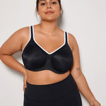 Women's Racerback Underwire Sport Bra Black