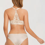 Women's Lacy Racerback Bra Black