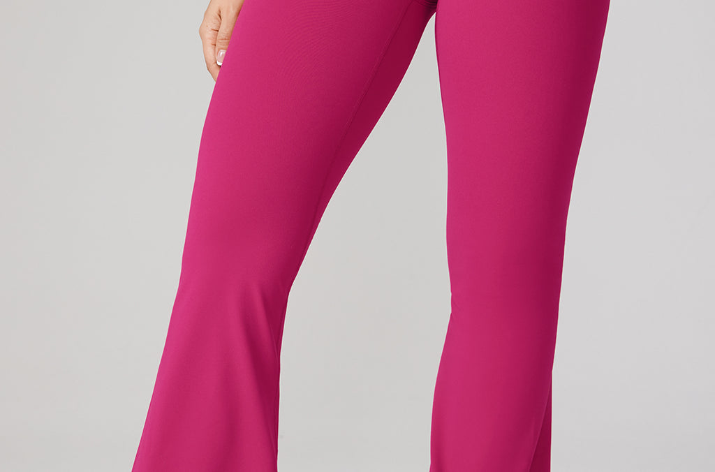Women's Hugcurve No Front Seam Flare Leggings 31'' Royal Blues