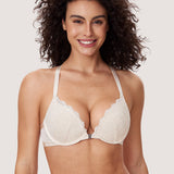 Women's Lacy Racerback Bra Black