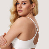 Women's T-shirt Push Up Bra Hazelnut