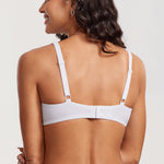 Women's Underwire Balconette Bra White