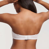 Women's Romantic Lace Strapless Bra White