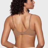 Women's Mesh Plunge Bra Gravel Beige