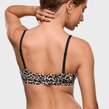 Women's Inbarely® Soft Deep V Triangle Bralette Desert Leopard