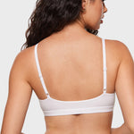 Women's Inbarely® Soft Deep V Triangle Bralette Snow White