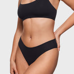 Women's Smooth High Cut Cheeky Briefs 3 Pack Basic 5 (3pack)