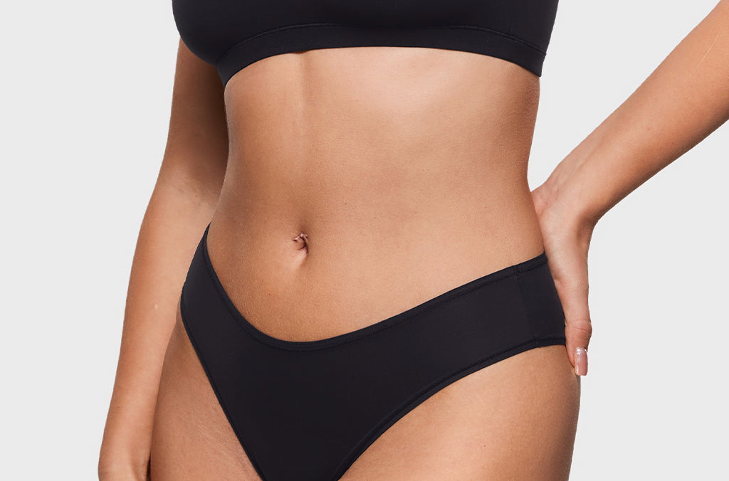 Women's Smooth High Cut Cheeky Briefs 3 Pack Basic 5 (3pack)