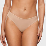 Women's Smooth High Cut Cheeky Briefs 3 Pack Wheat (3pack)