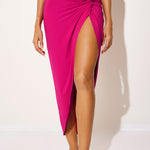 Women's Sexy Beach Cover Up Skirt Granita Pink