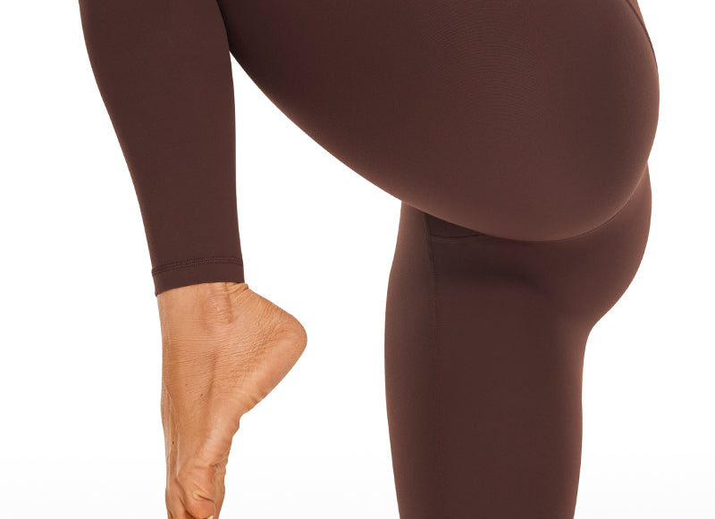 Women's Yoga Leggings 28" Taupe