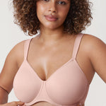 Women's Smooth Minimizer Underwire Bra Gentle Rose