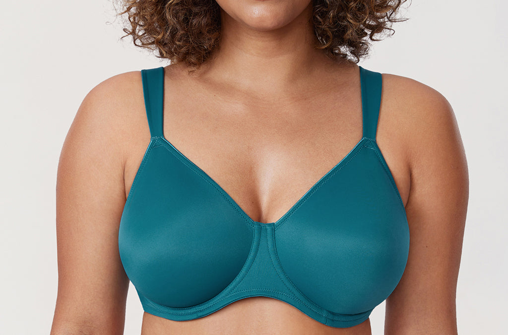 Women's Smooth Minimizer Underwire Bra Borealis Green