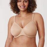 Women's Smooth Minimizer Underwire Bra Beige