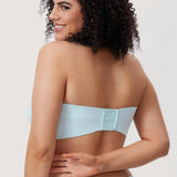 Women's Silicone-Free Strapless Bra Baby Blue