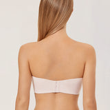 Women's Underwire Strapless Bra Rose White