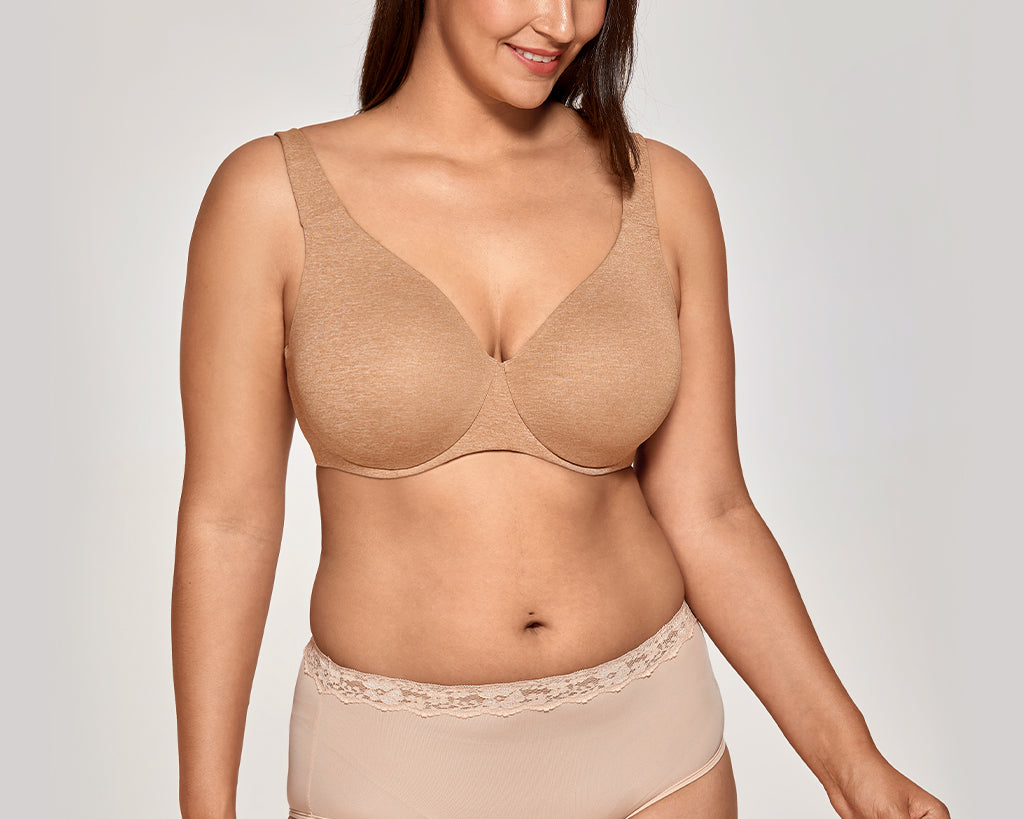 Women's Unlined Minimizer Bra Chanterelle