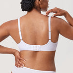 Women's Unlined Balconette Bra White