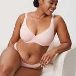 Women's Unlined Balconette Bra Gentle Rose