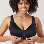 Women's Soft X-shaped Back Posture Bra Black