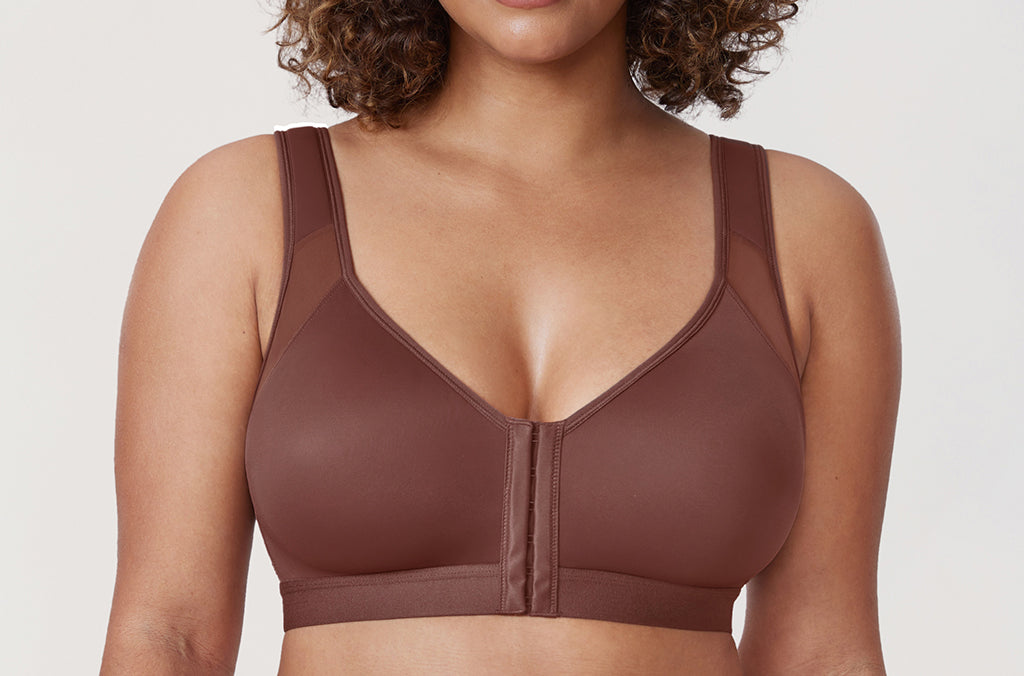 Women's X-shaped Back Posture Bra Oatmeal Heather