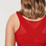 Women's X-shaped Back Posture Bra Black