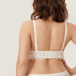 Women's More Coverage Lace Nursing Bralette Ivory @model_info:nursing