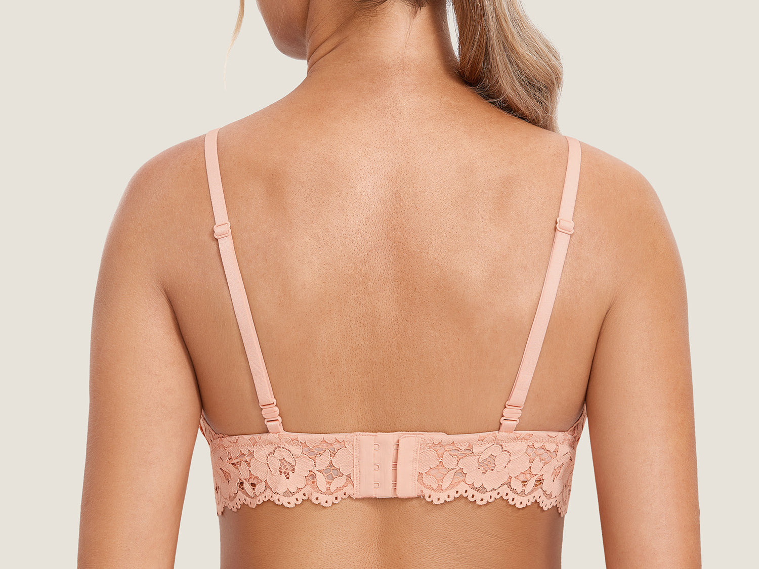 Women's More Coverage Lace Nursing Bralette Grapefruit Orange @model_info:nursing